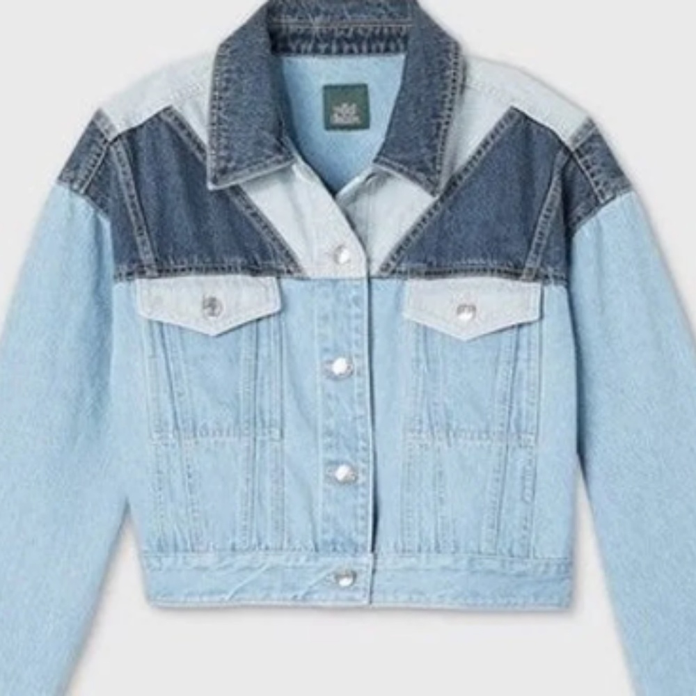 Wild Fable Cropped Jean Jacket - Women's Size Medium